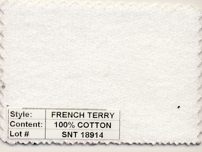 French Terry 100% Cotton 14 oz